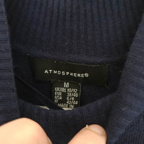 Blue Long Sweater Long Sleeve - Picture 3 of 5